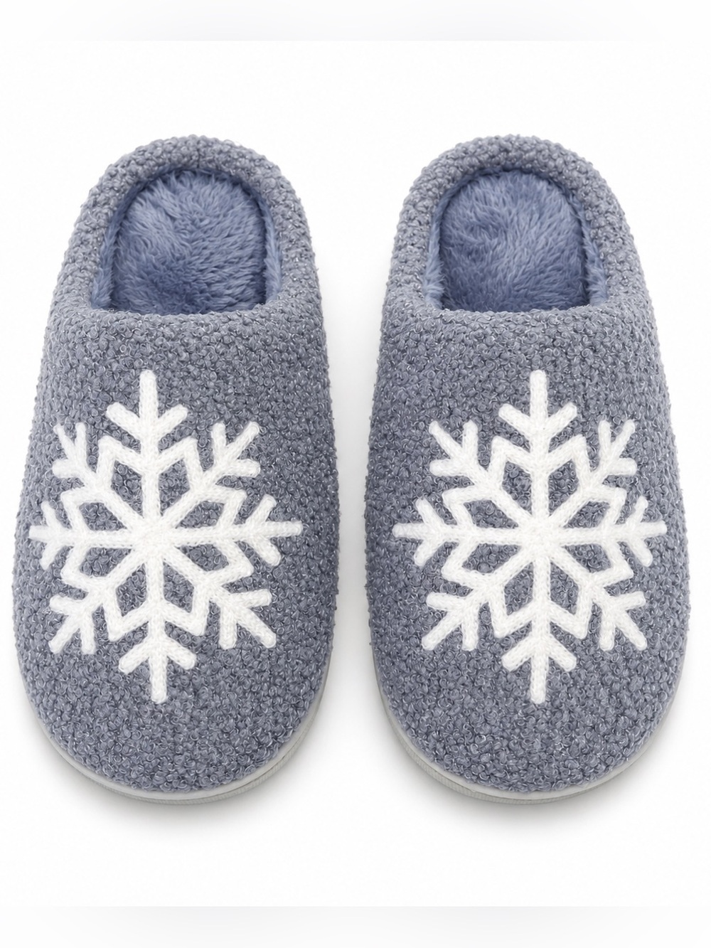 Maurices Gray Snowflake Slippers